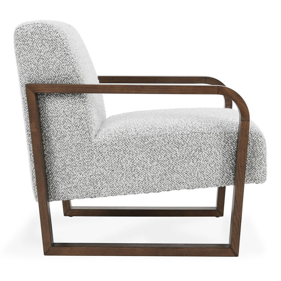 Lexington Boucle Accent Chair in Mercury Gray