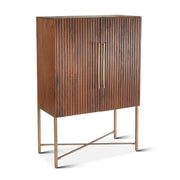 Zoey Contemporary Solid Wood Bar Cabinet