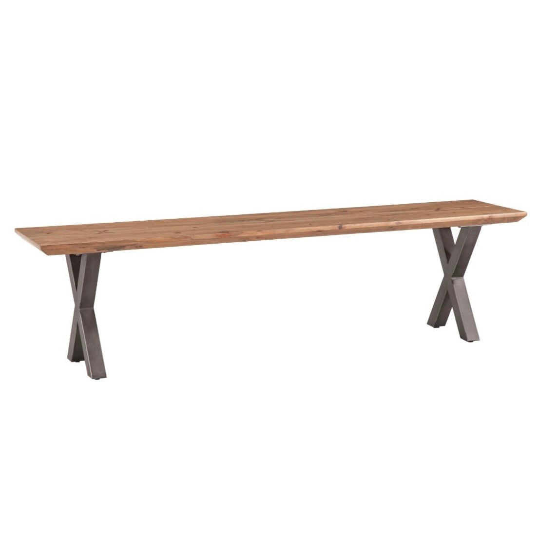 Bern 68" Bench Smoked Acacia