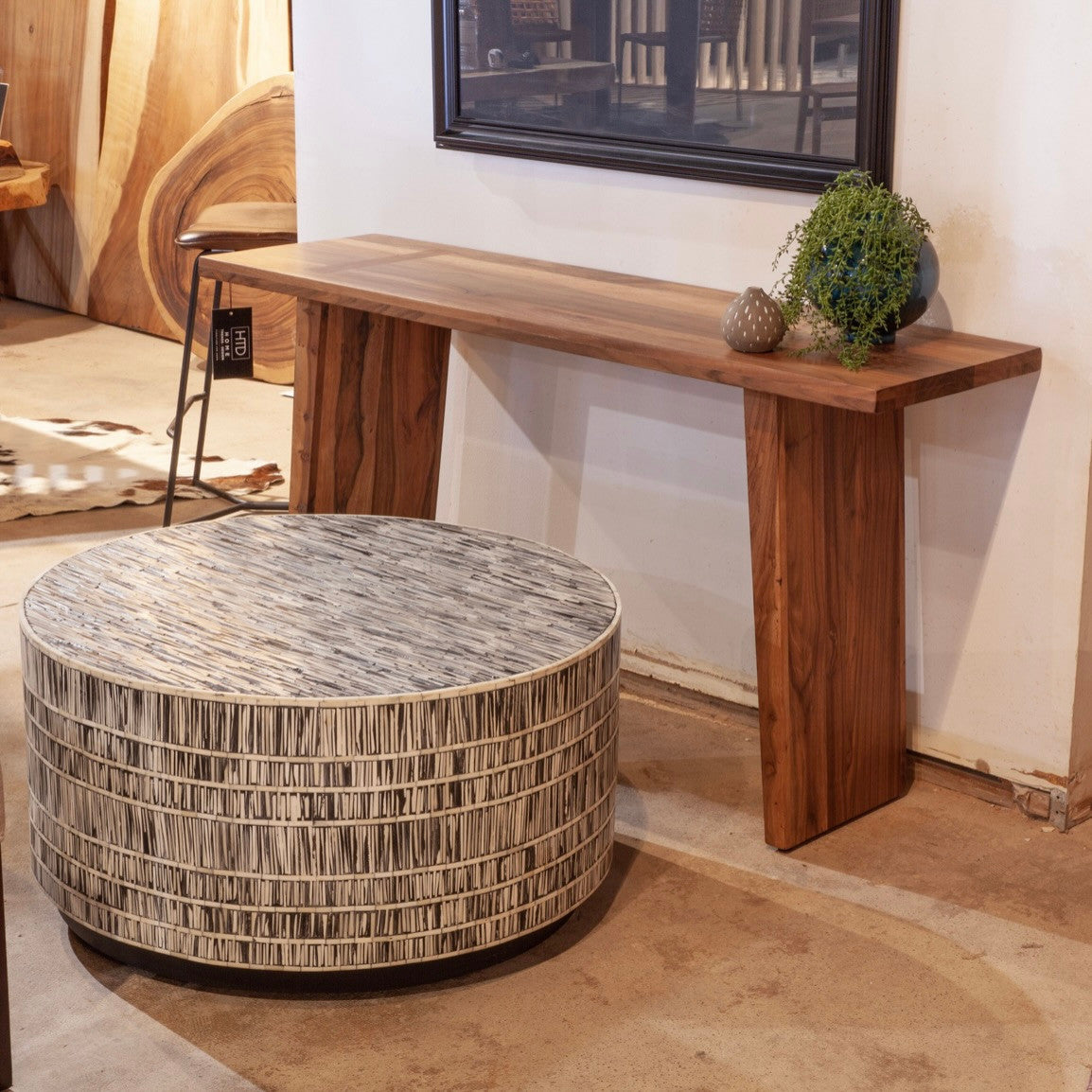 Barcelona Reclaimed Wood Console Table 58"