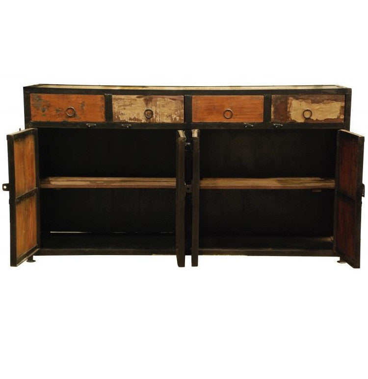 Odessa 4 Door 4 Drawer Iron Sideboard