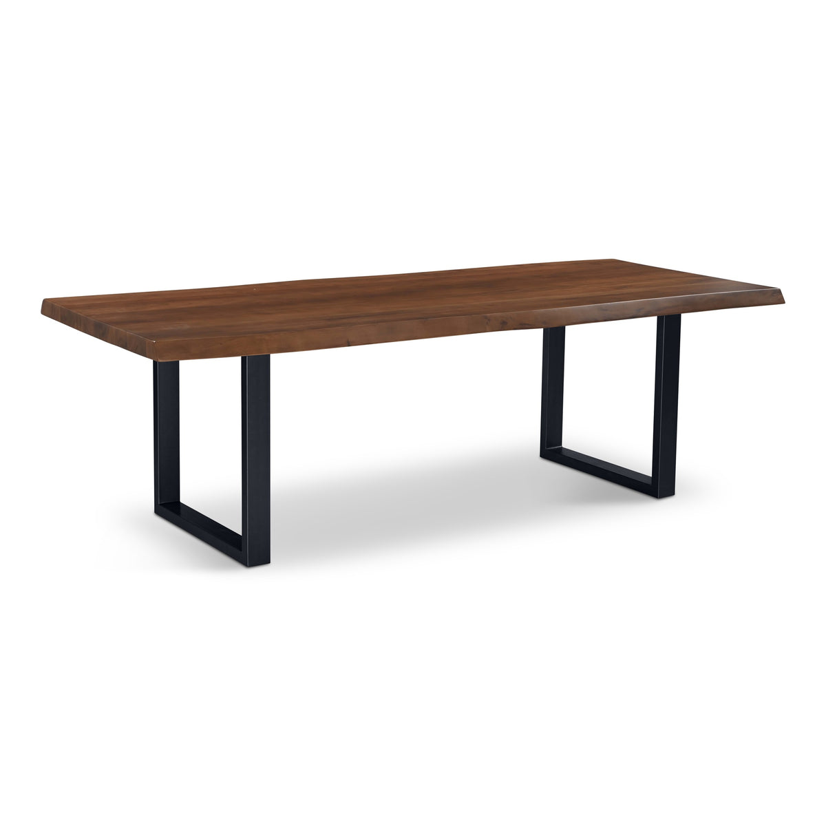 Brooks Dining Table U Base 40" x 92" Americano Top - Black Base by Urbia - detail 2