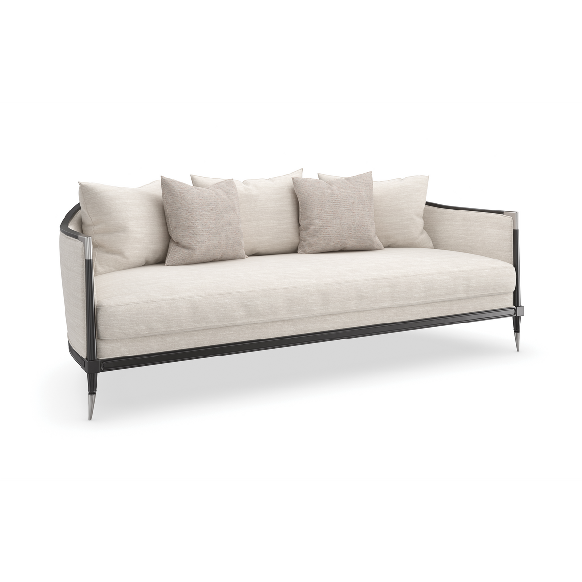 Splash of Flash Sofa Almost Black 86" by Caracole - view 4