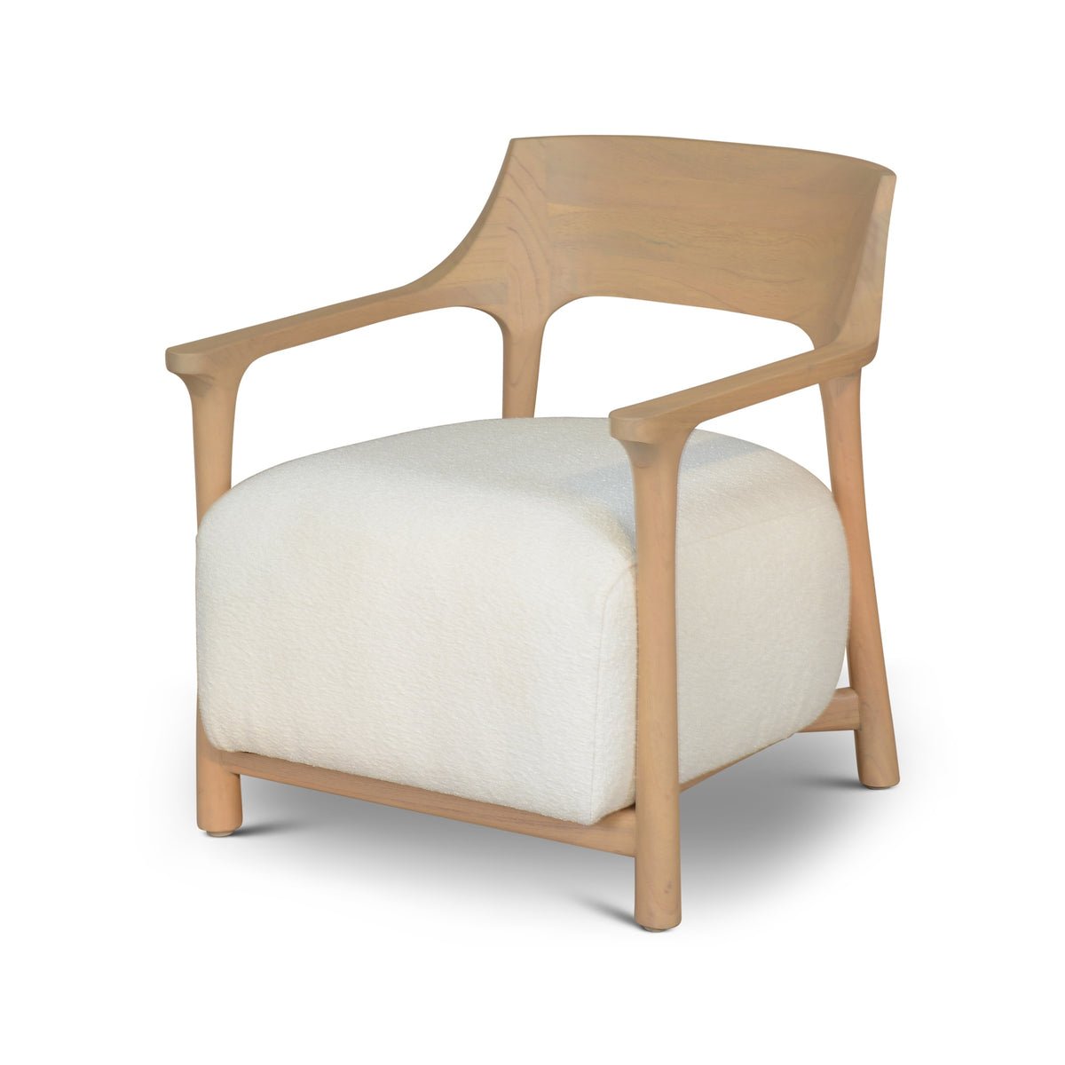 Betsy Accent Chair Natural, Iverness White by Urbia - detail 2