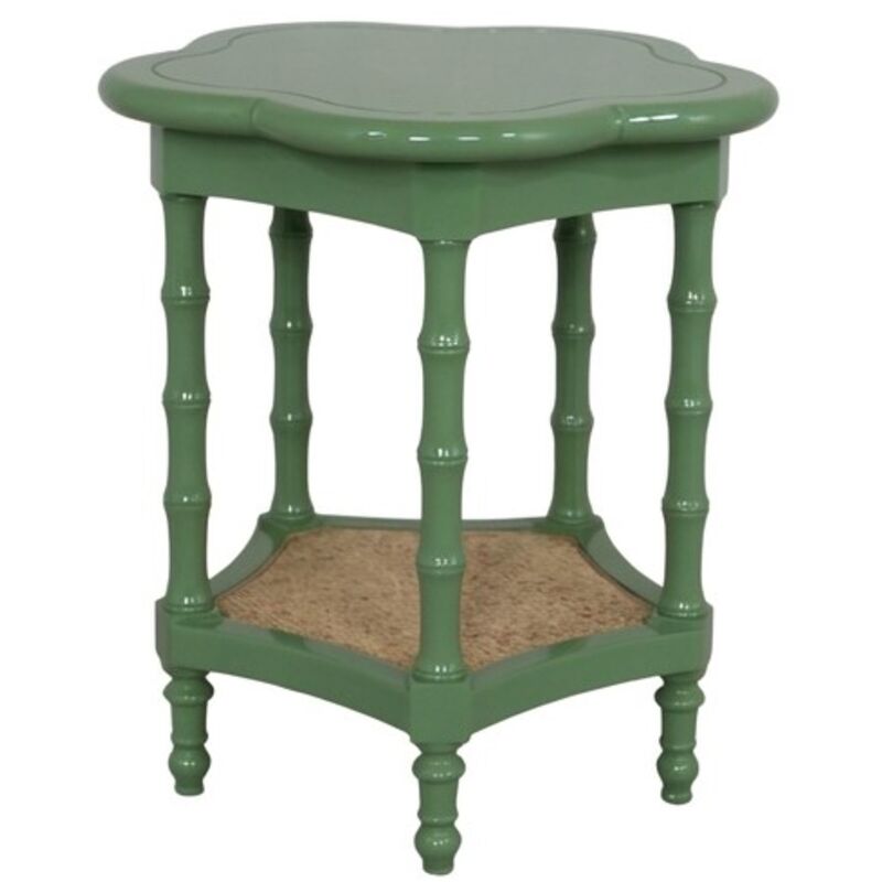 Green Daisy End Table by Furniture Classics at ZIN Home