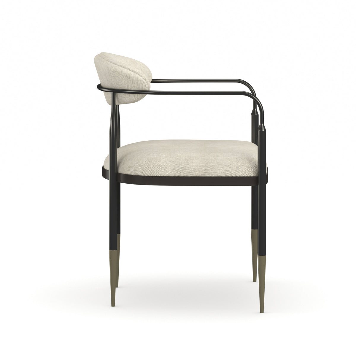 Epoch Armchair Champagne Gold 23" by Caracole - view 5