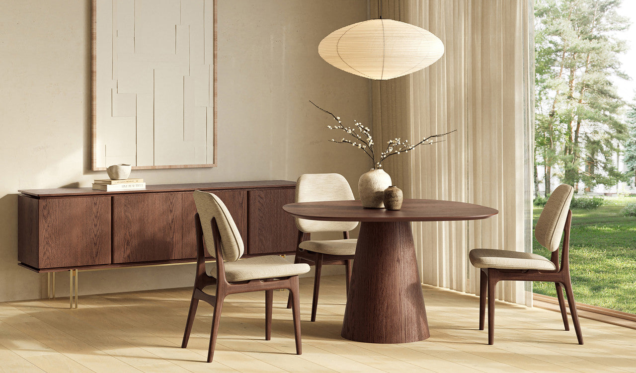 Modern Brazilian - Bahia Dining Table - Nogal