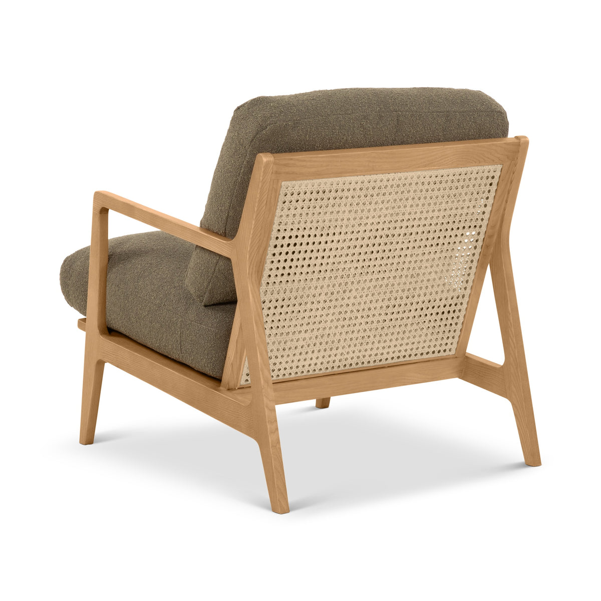 Carmelo Accent Chair Natural, Forest Green by Urbia - detail 4