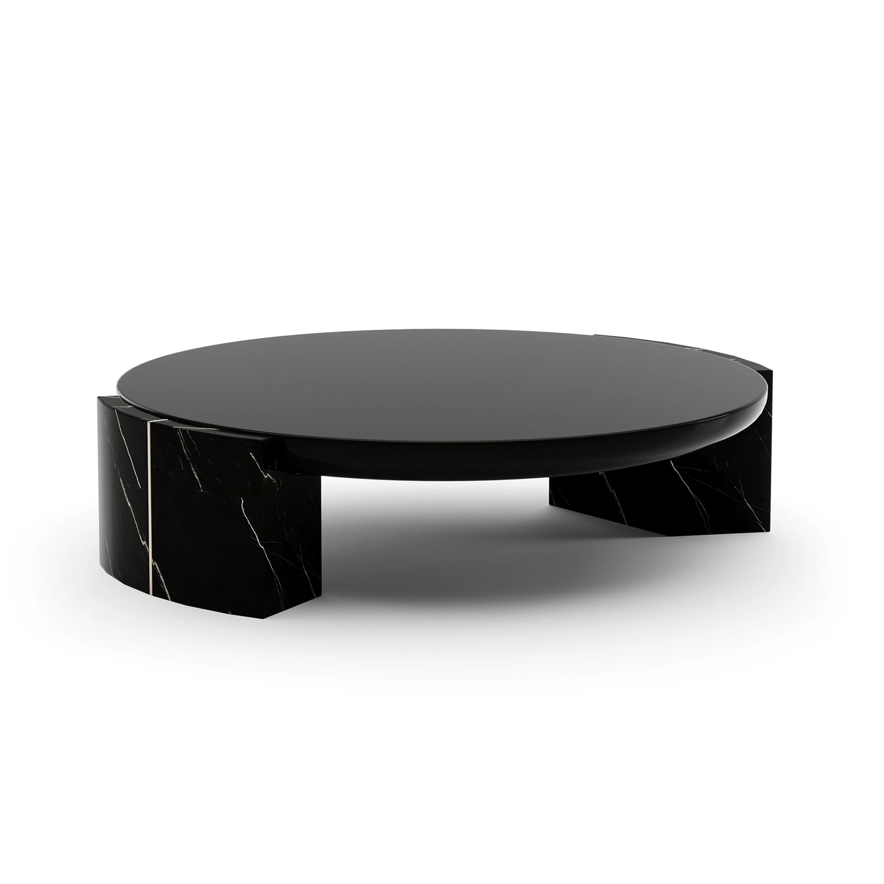 Overlap Round Cocktail Table 48" by Caracole - view 7