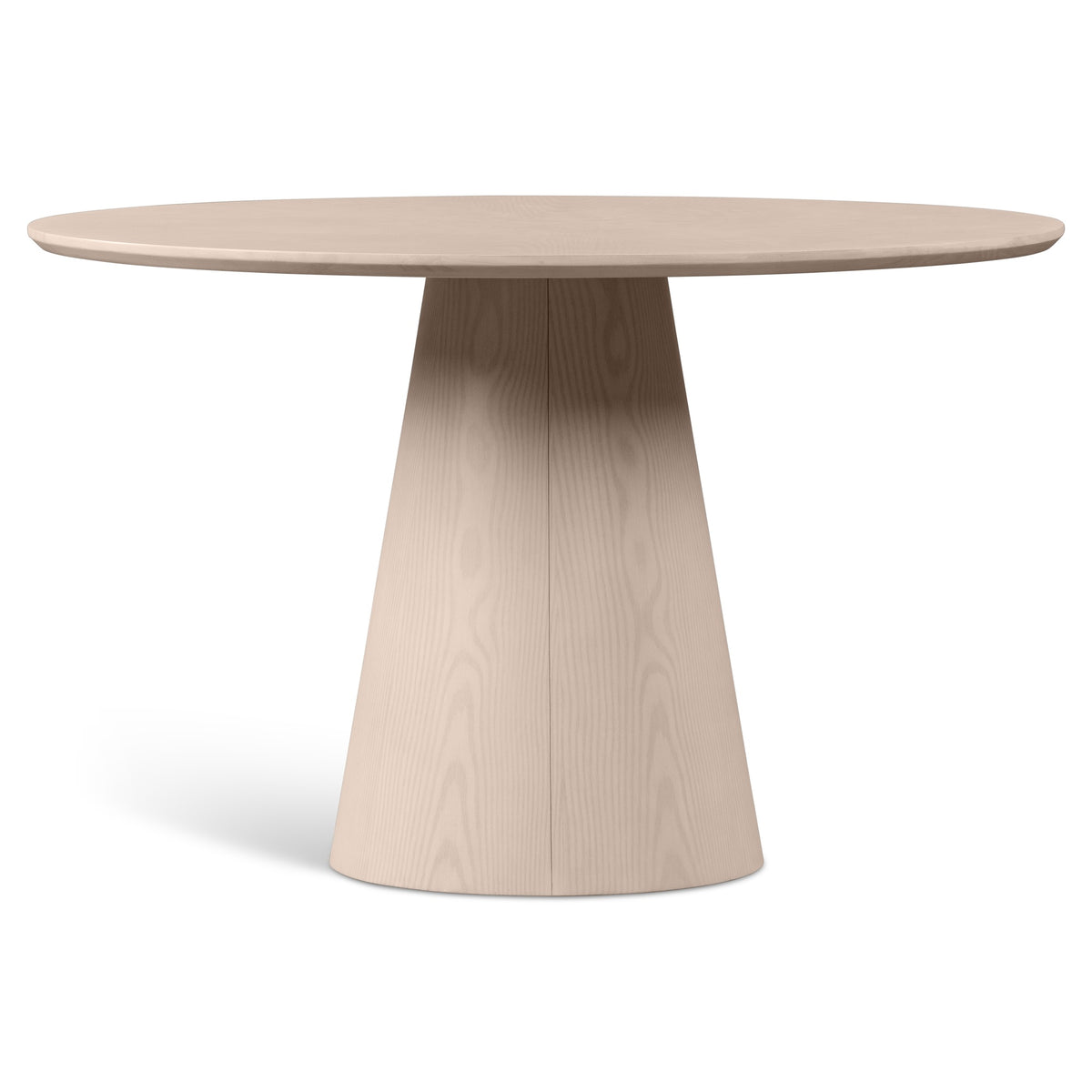 Modern Brazilian Mona Wooden Top Round Dining Table - Nevoa by Urbia - detail 3