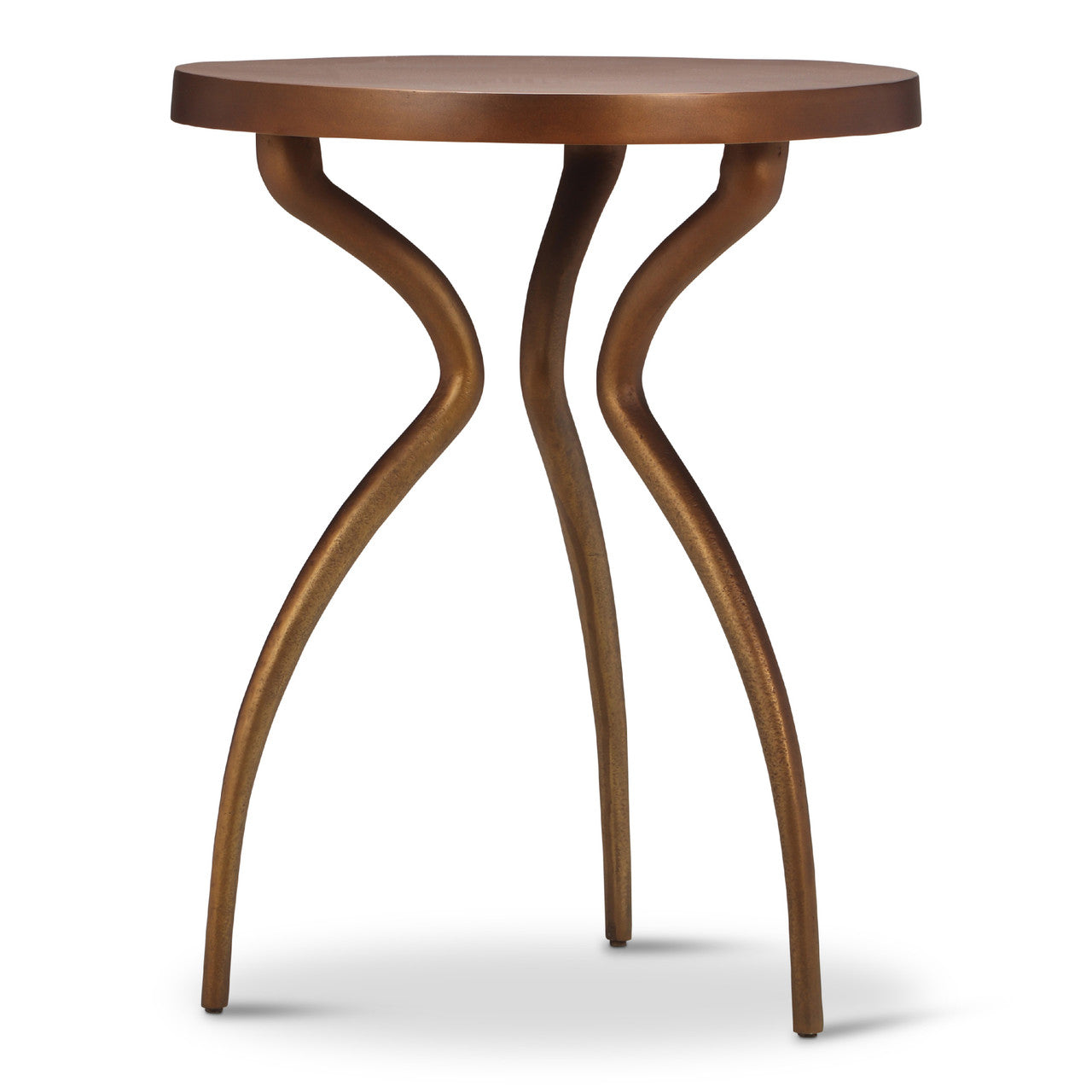 Elements - Sarp - End Table - Antique Brass