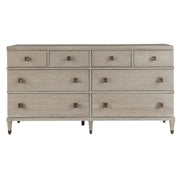 Playlist Smoke Gray Oak 8 Drawers Double Dresser 69"