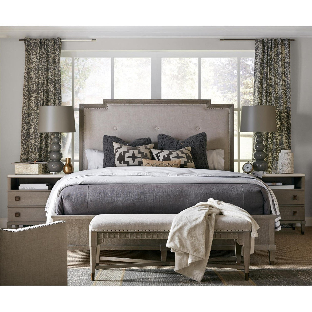 Playlist Two Drawer Nightstand