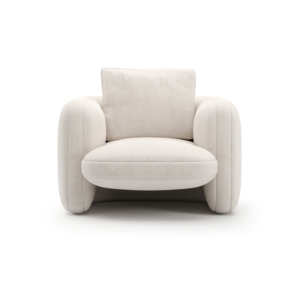 Overlap Accent Chair 43" by Caracole