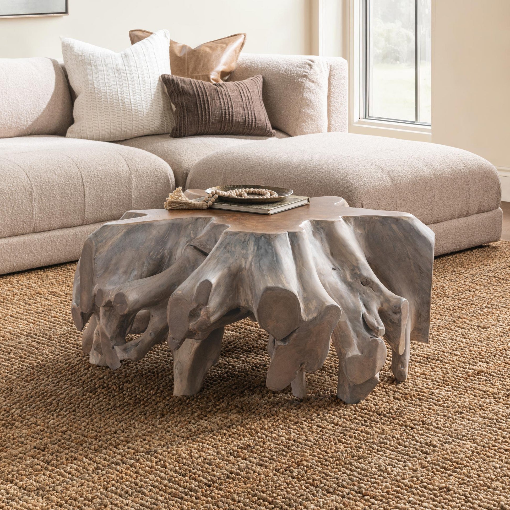 Cypress Coffee Table - Natural White Wash