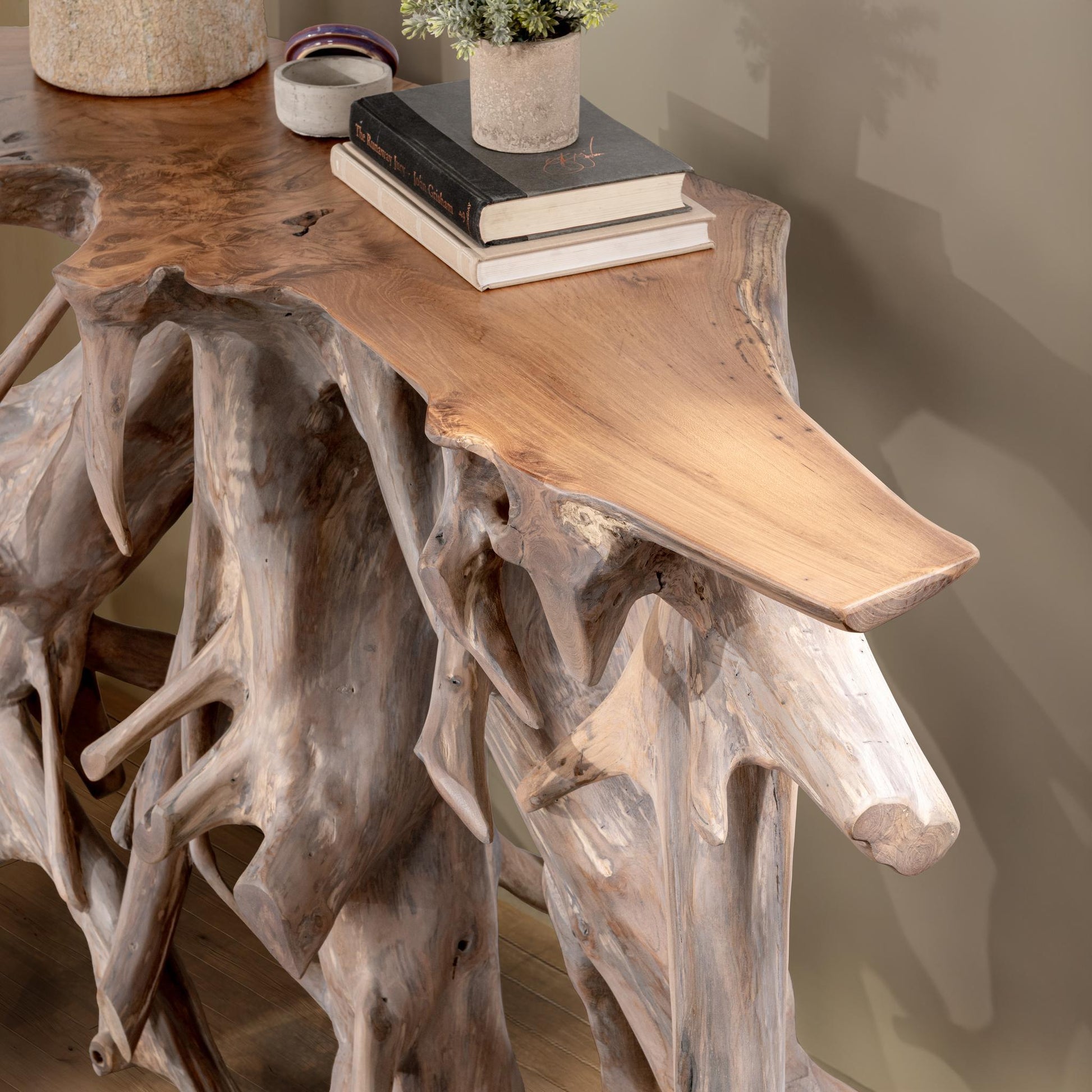 Cypress Console Table - Natural White Wash