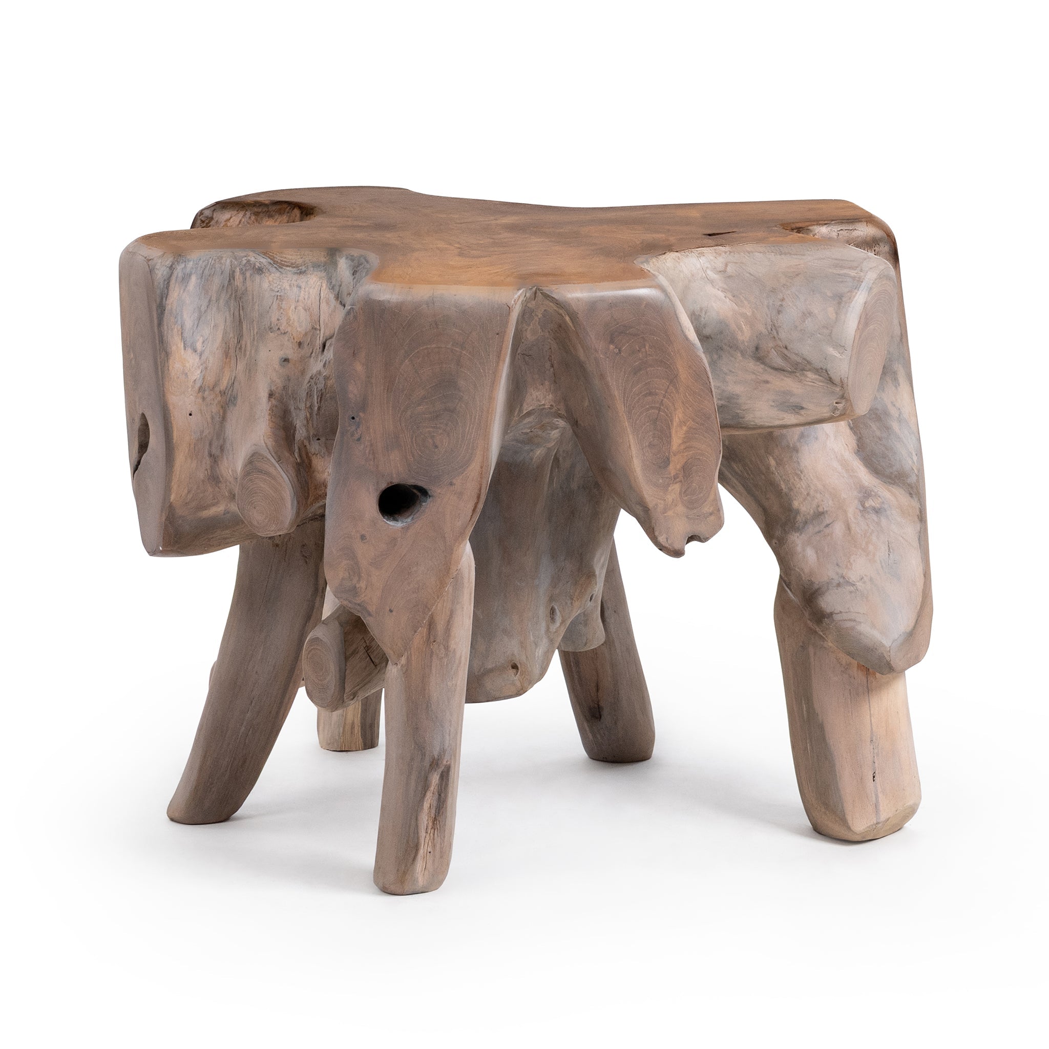 Cypress End Table - Natural White Wash