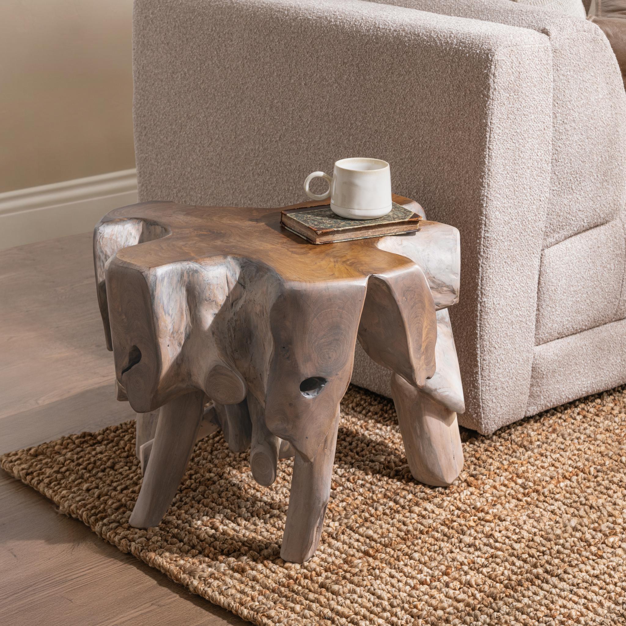 Cypress End Table - Natural White Wash