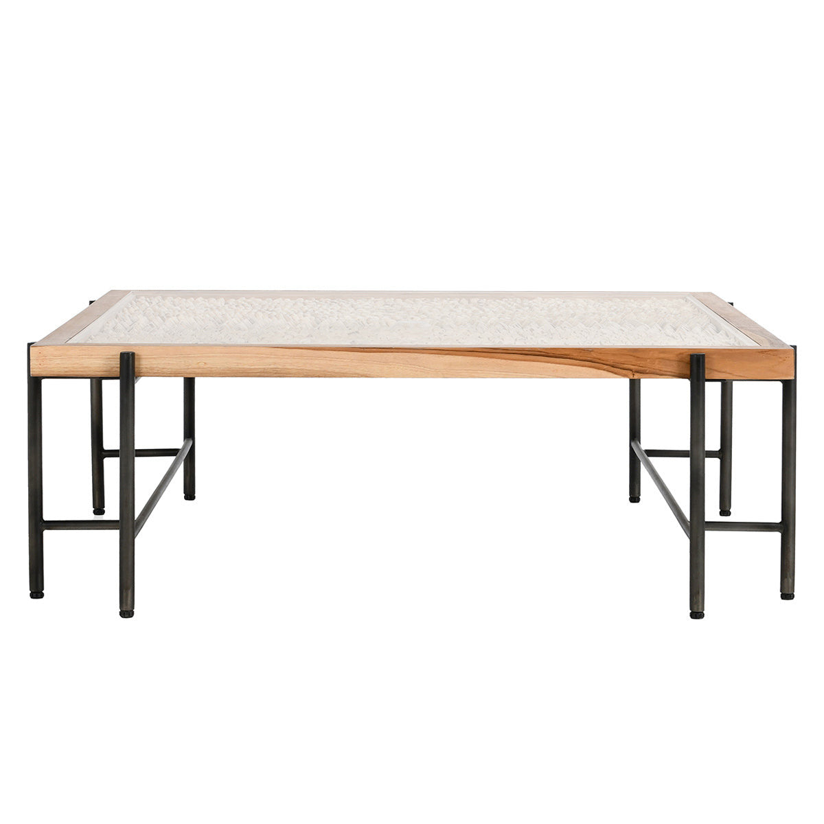 Cyrus Solid Wood Square Coffee Table