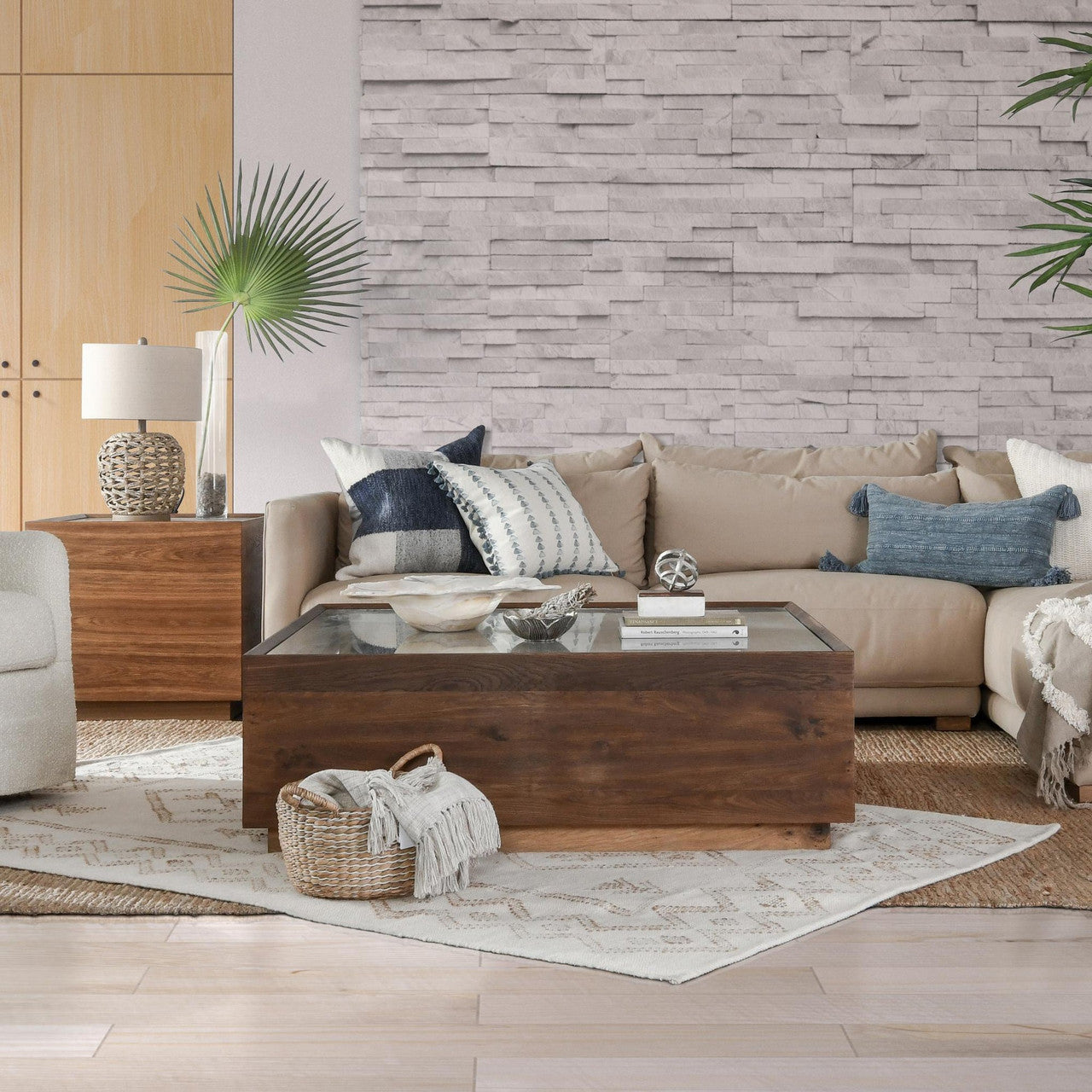 Santa Barbara 49.5" Square Coffee Table