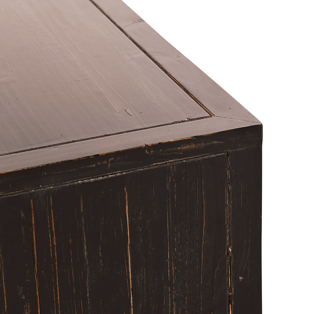 Anton 4 Door Coffee Table - Black/Natural