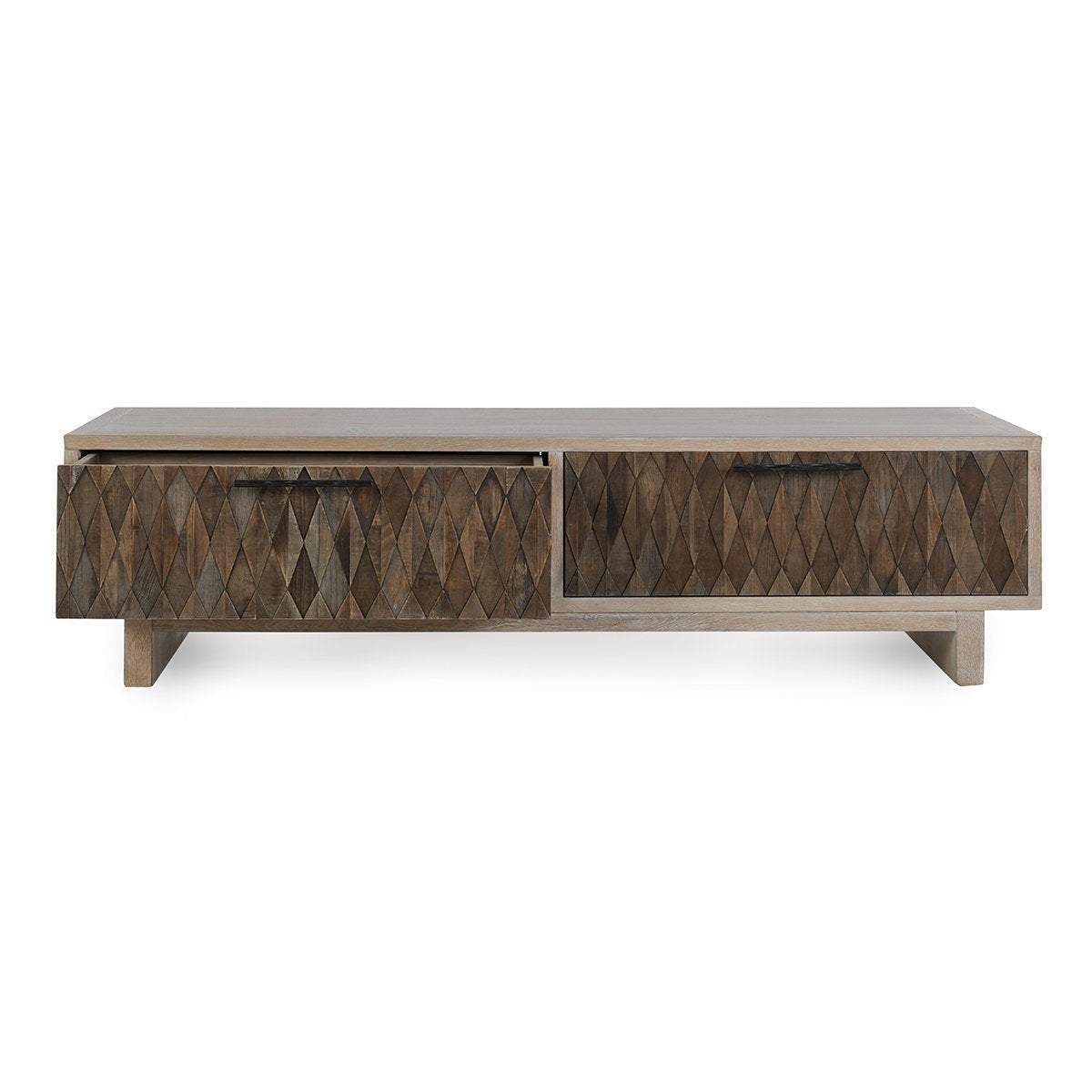 Anton Solid Wood Rectangle 4Dwr Coffee Table