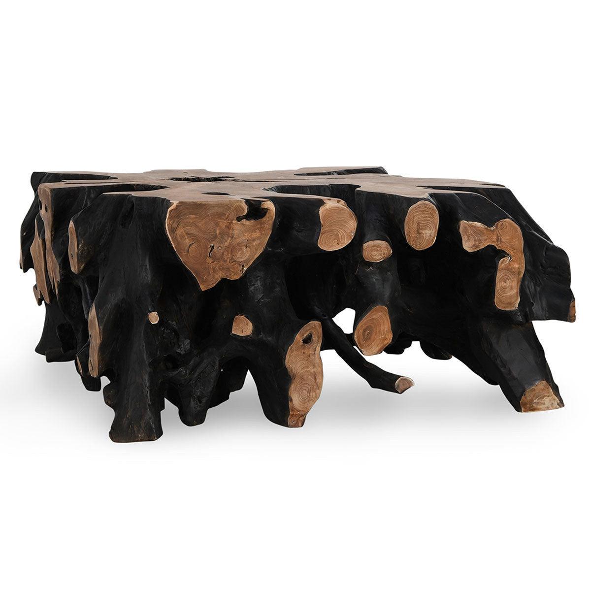 Cypress Coffee Table - Black/Natural