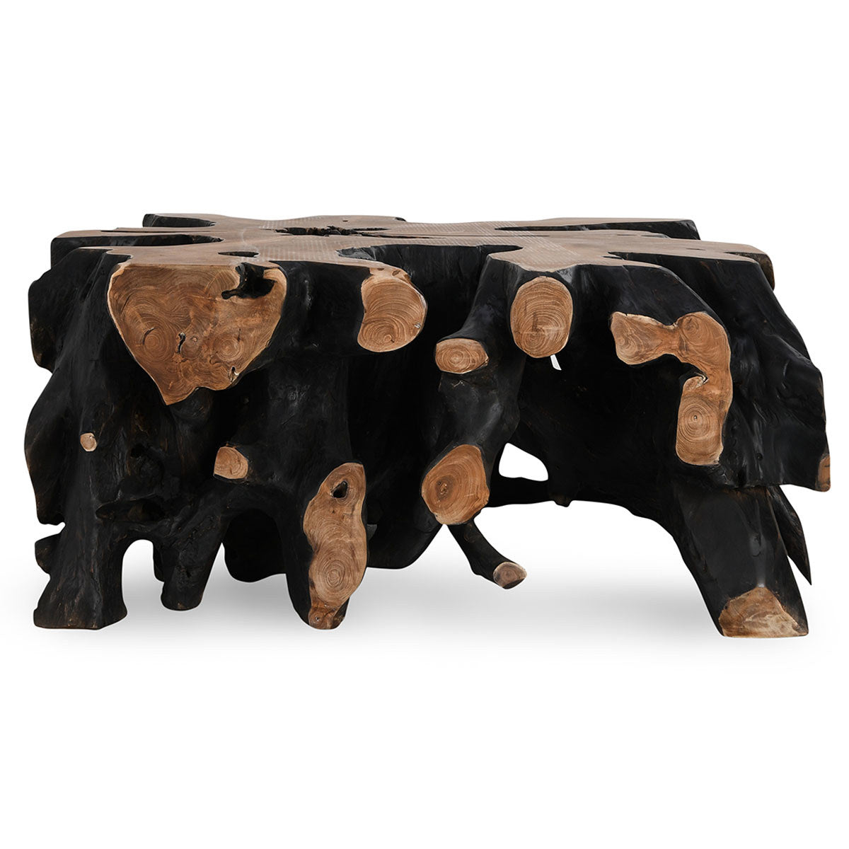 Cypress Coffee Table - Black/Natural