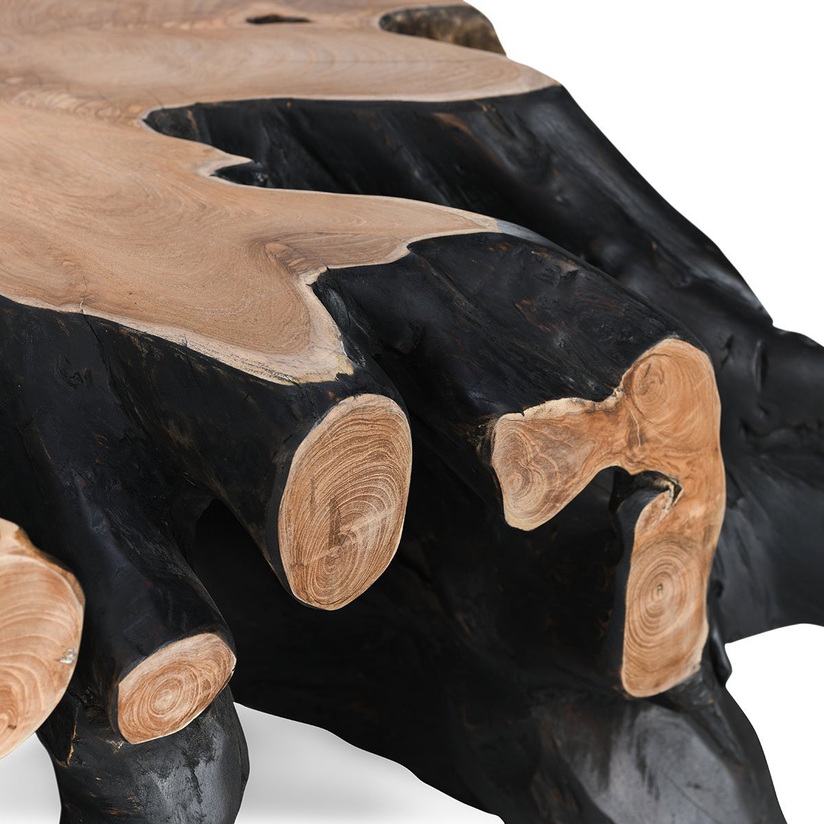 Cypress Coffee Table - Black/Natural