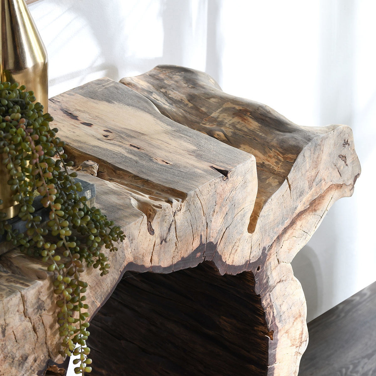Odette Solid Wood Rectangle Console Table
