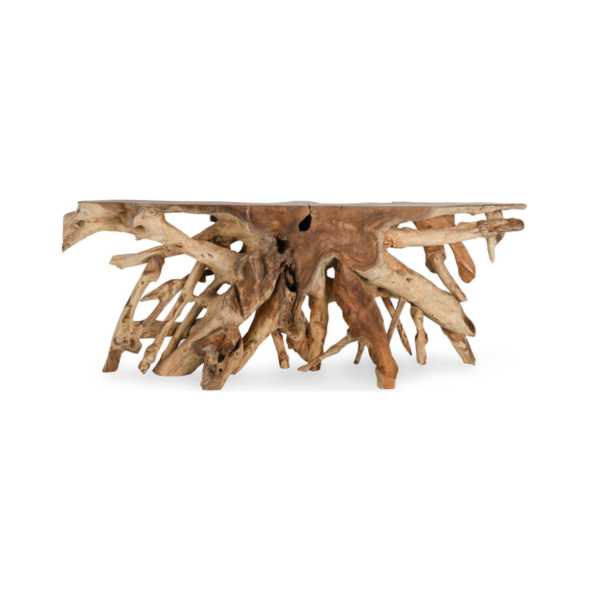 Shia Teak Root Console Table