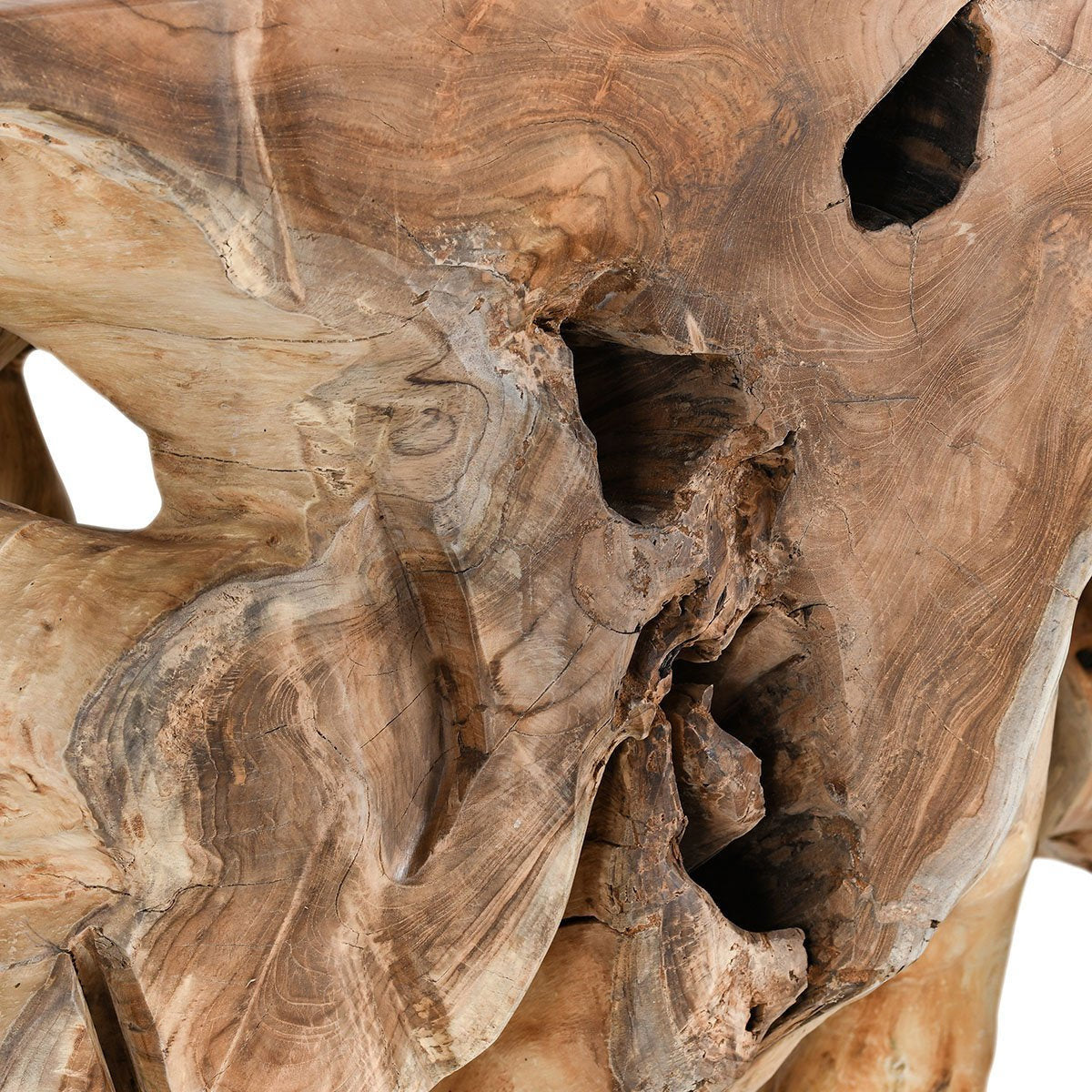 Shia Teak Root Console Table