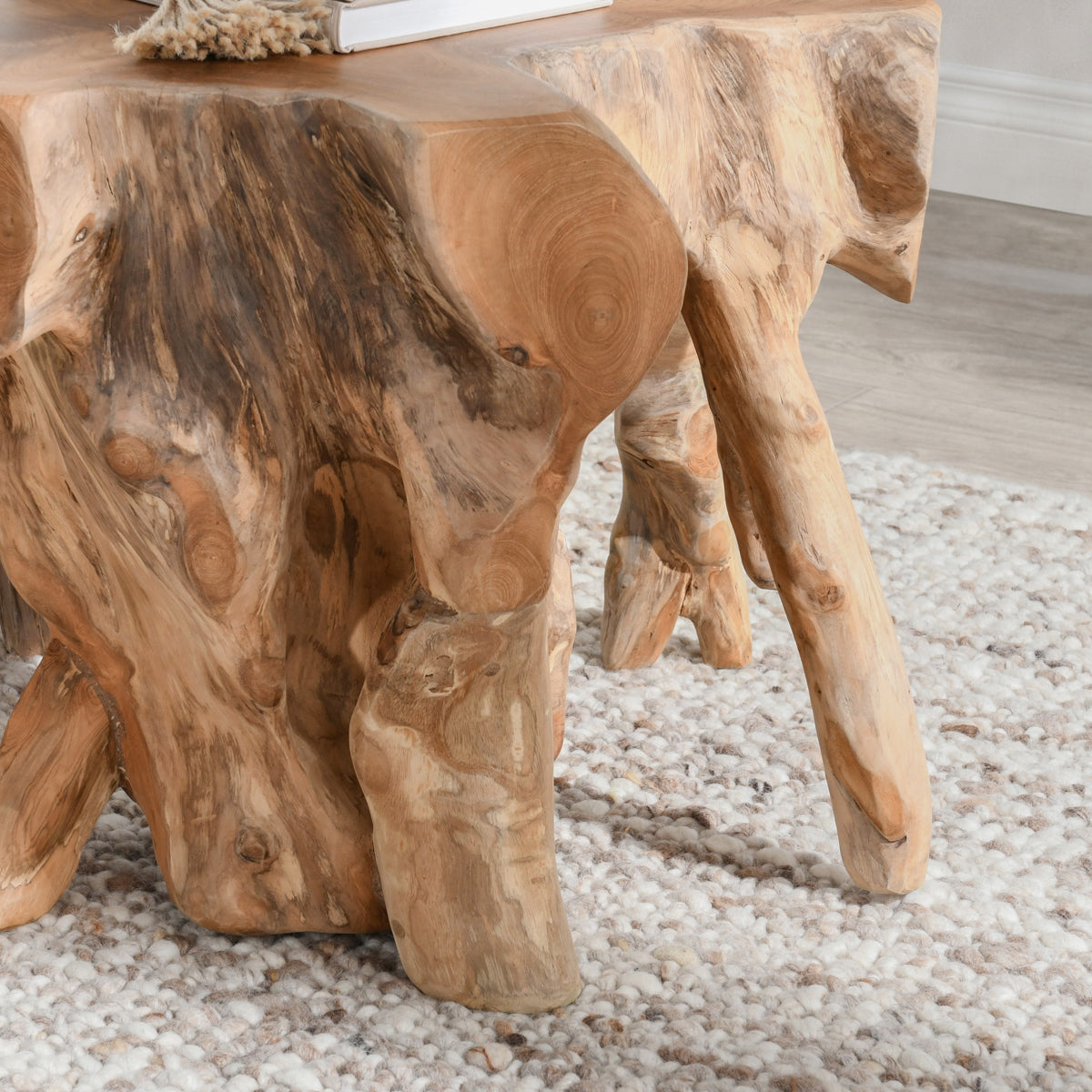 Cypress End Table - Natural White Wash