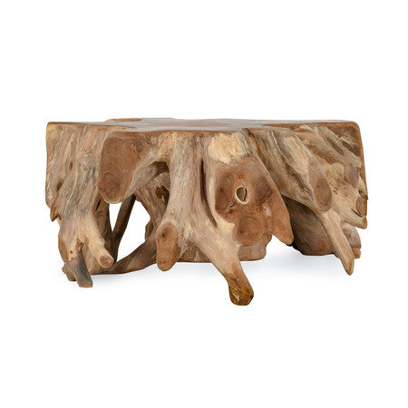 Cypress Teak Root Coffee Table - Natural