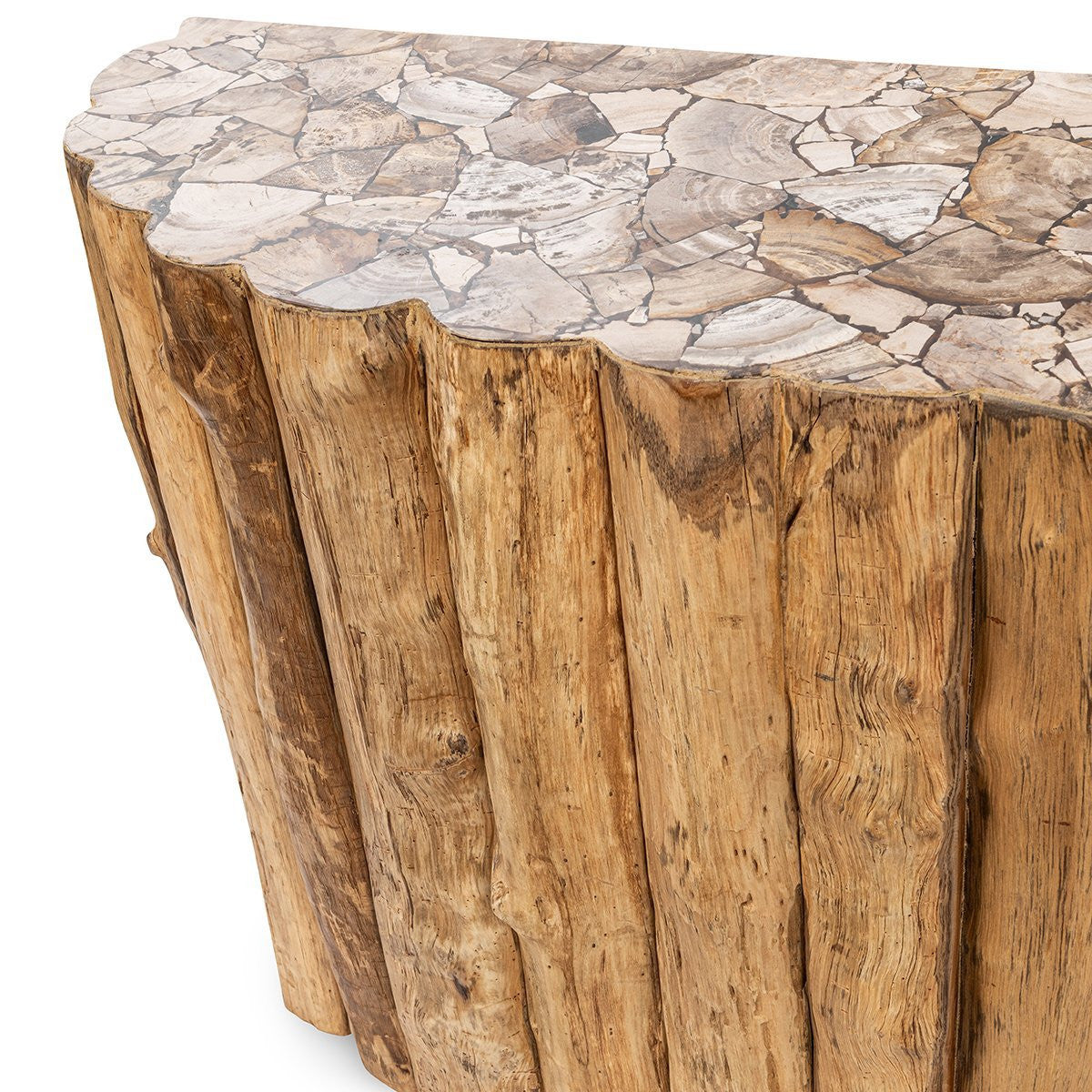 Norwest Solid Wood Rectangle Console Table