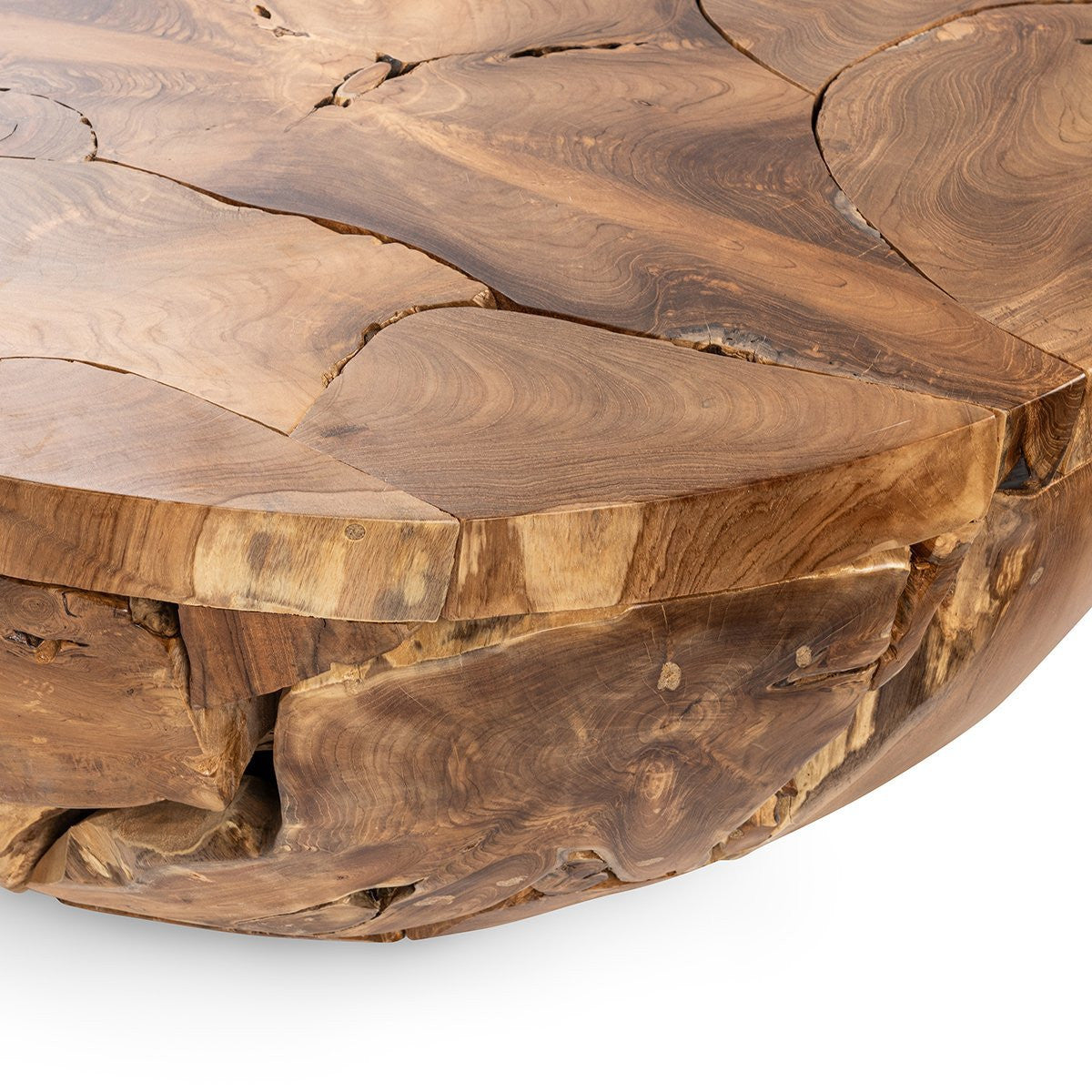 Garford Solid Wood Round Coffee Table