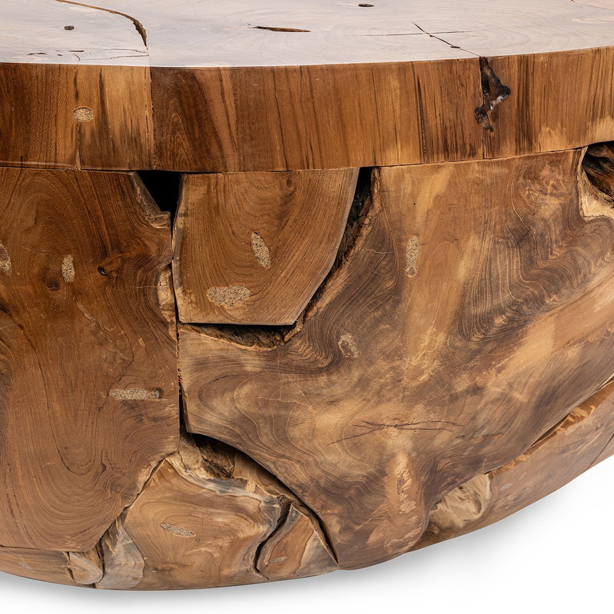 Garford Solid Wood Round Coffee Table
