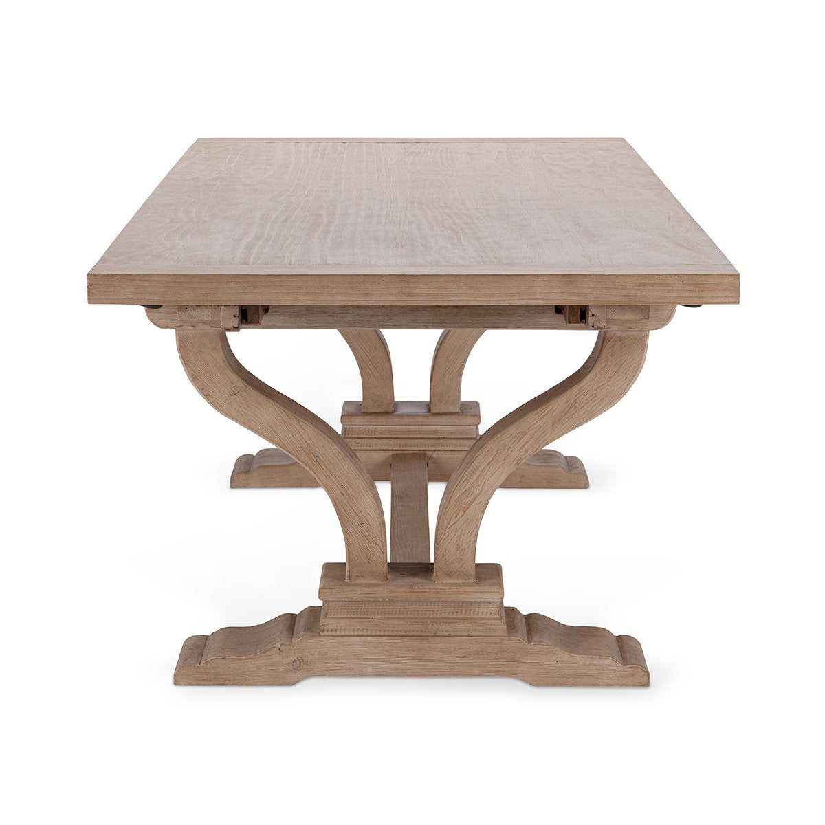 Alexander 86"-110" Extendable Dining Table - Distressed Brown