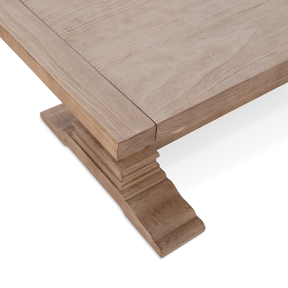 Alexander 86"-110" Extendable Dining Table - Distressed Brown