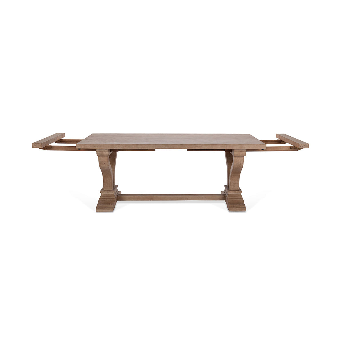 Alexander 86"-110" Extendable Dining Table - Distressed Brown