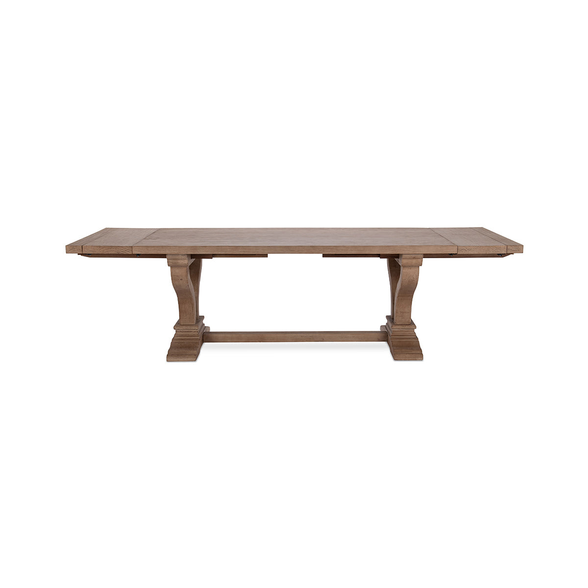 Alexander 86"-110" Extendable Dining Table - Distressed Brown