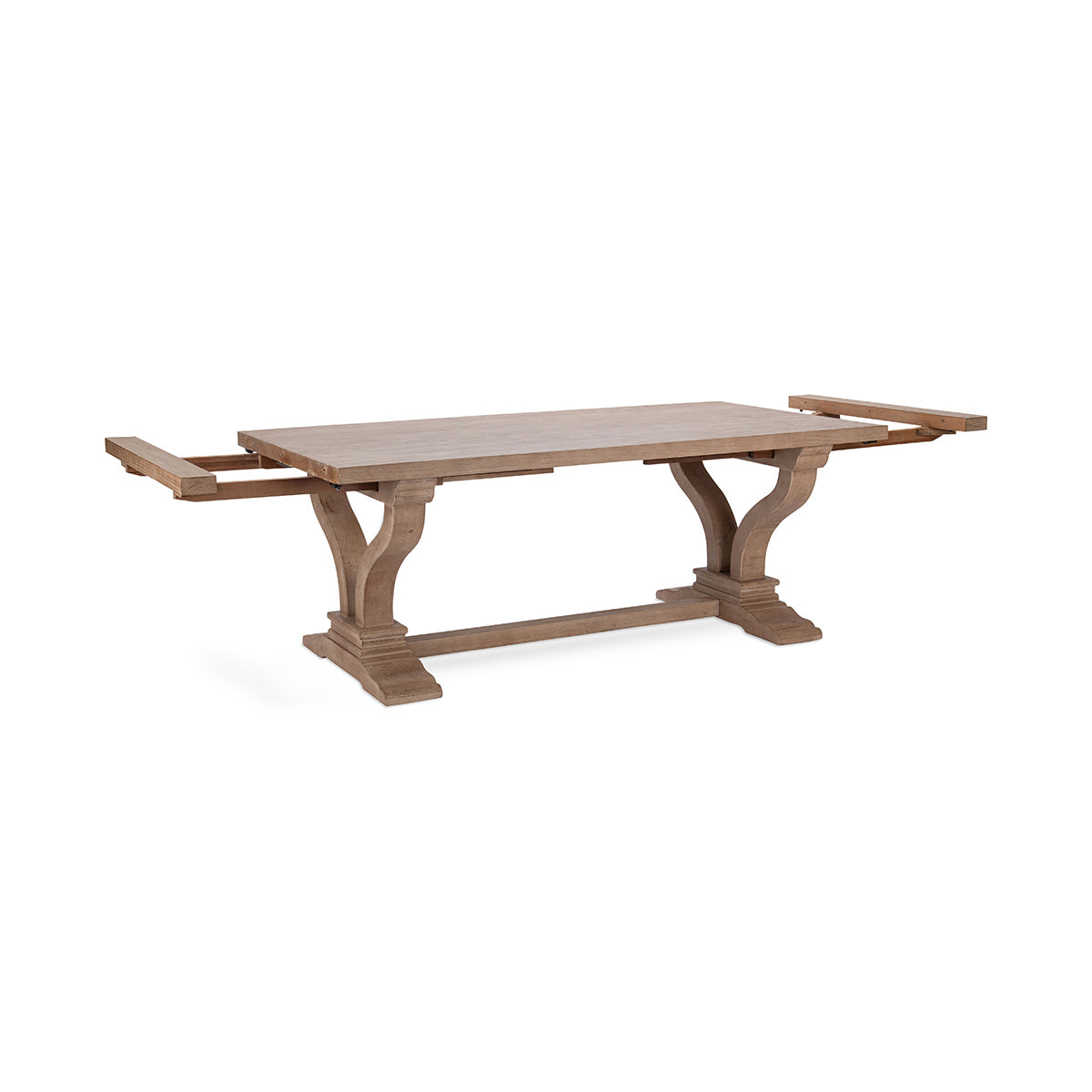 Alexander 86"-110" Extendable Dining Table - Distressed Brown