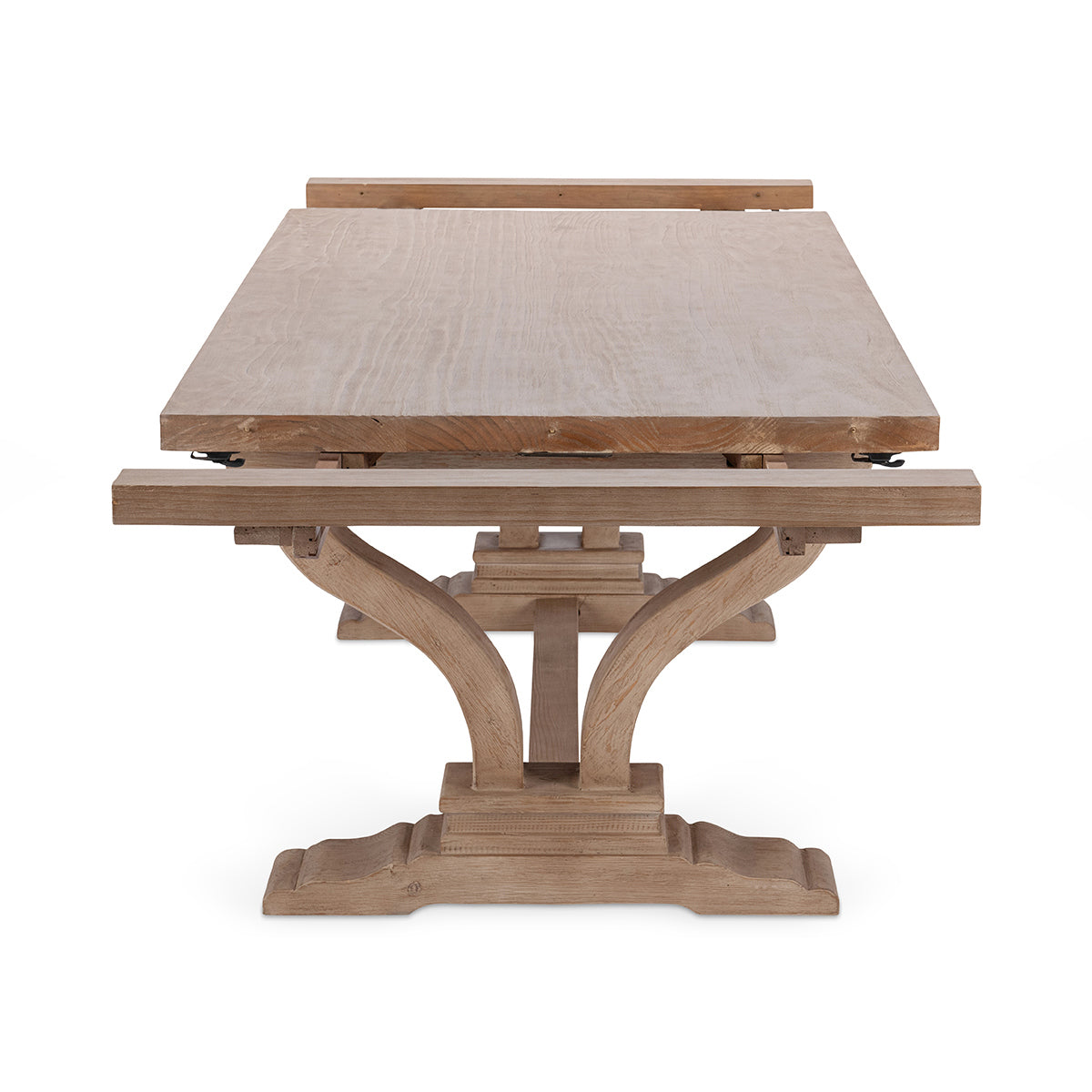 Alexander 86"-110" Extendable Dining Table - Distressed Brown