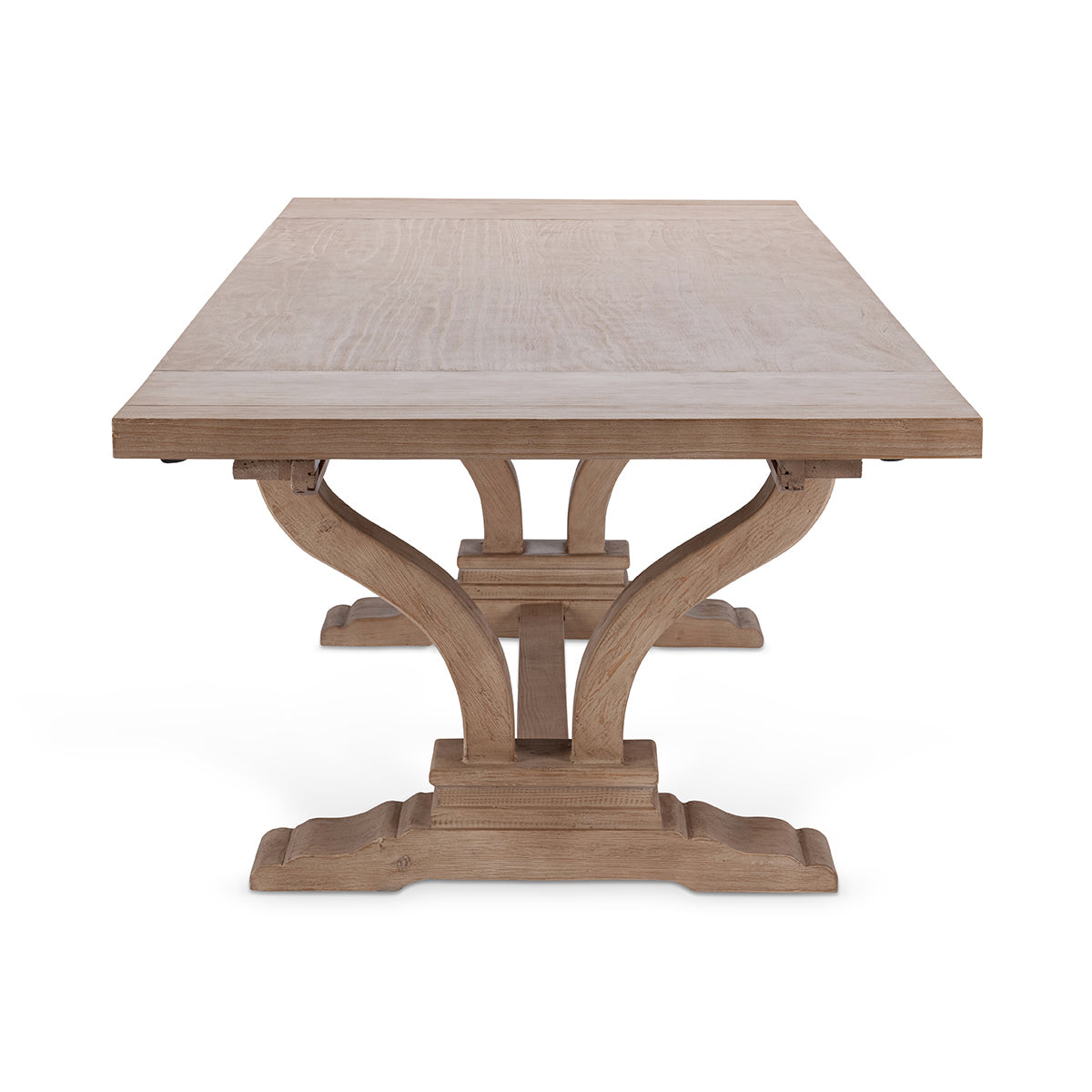 Alexander 86"-110" Extendable Dining Table - Distressed Brown