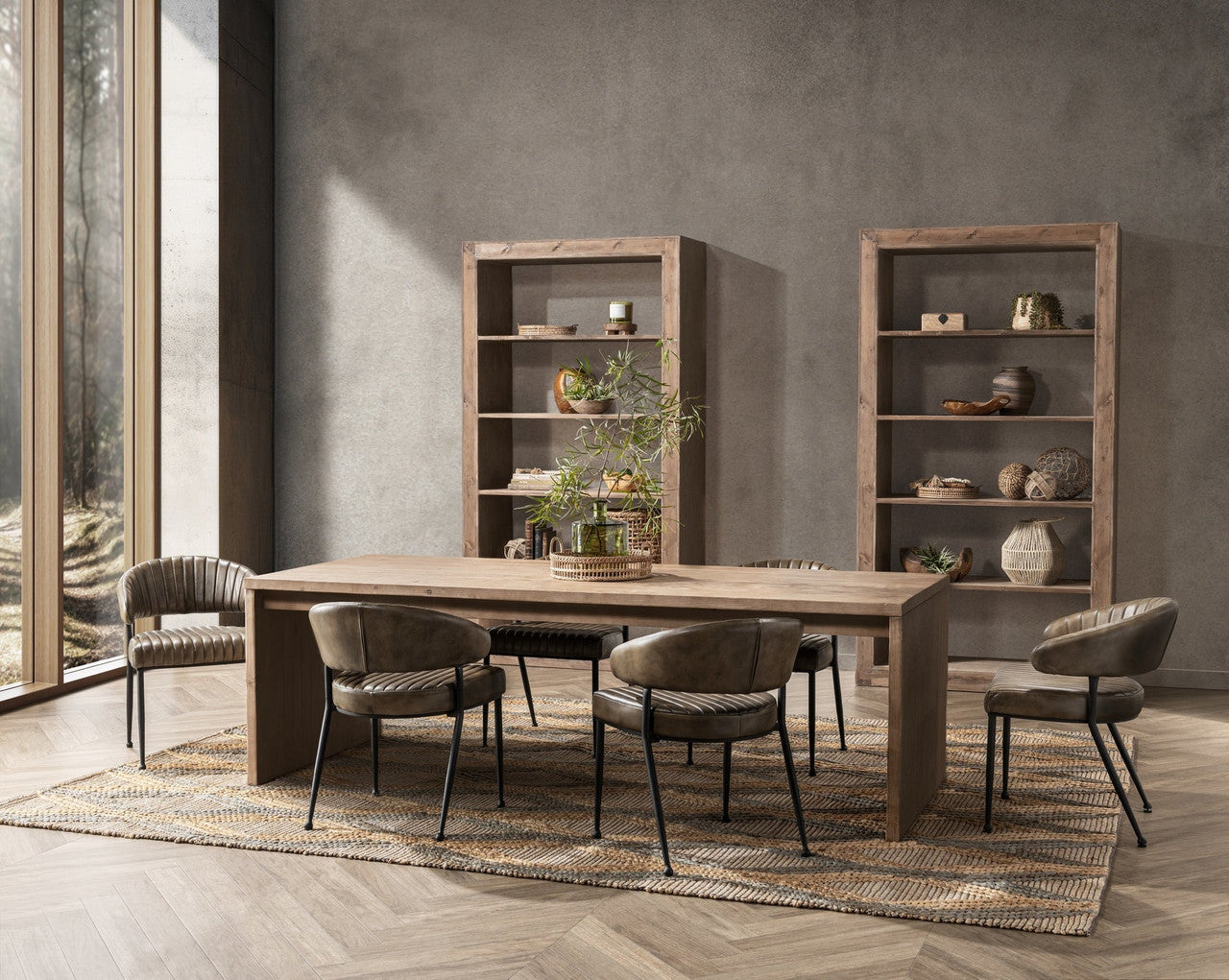 Nalani Solid Wood Rectangle Dining Table