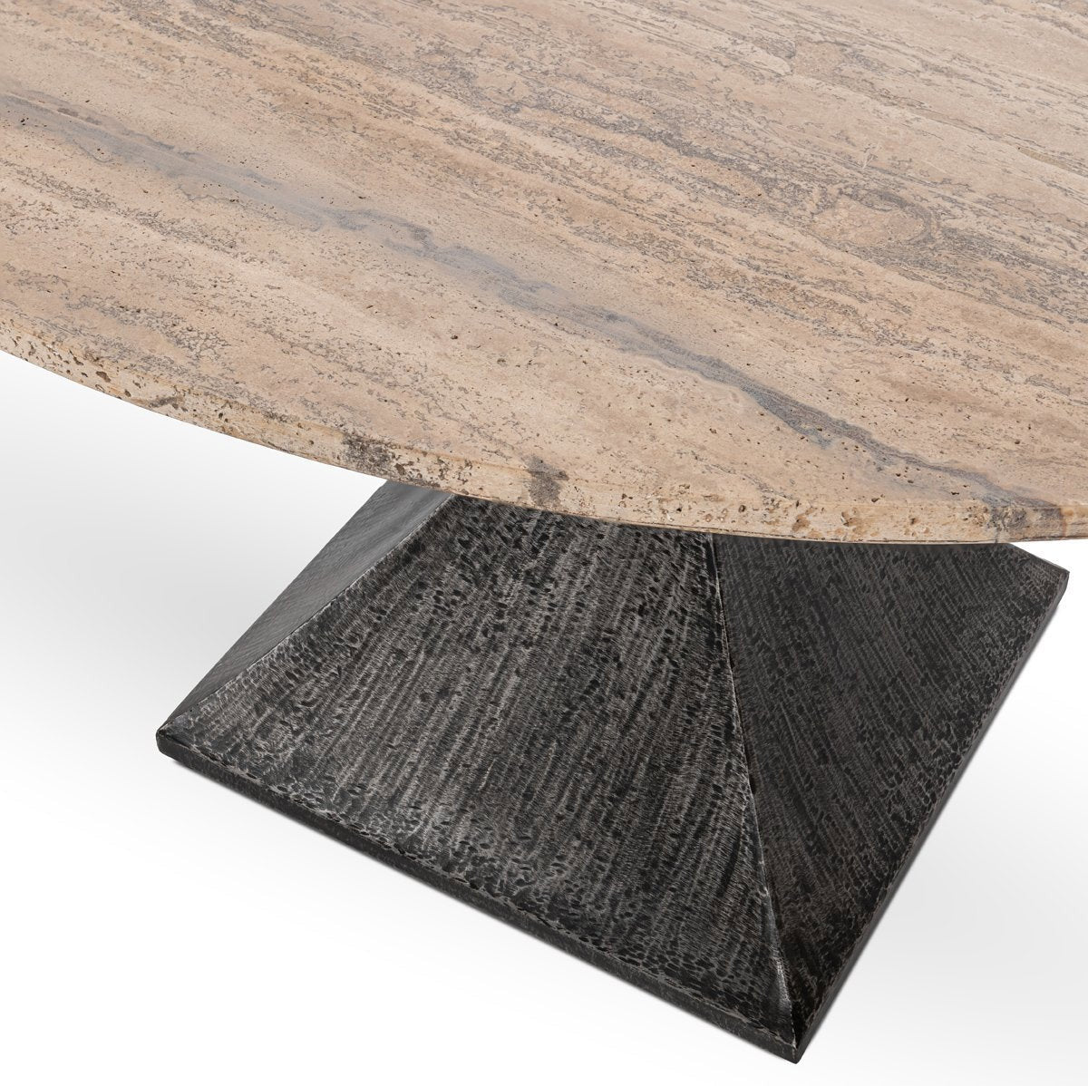 Baltic Travertine/Stone Round Dining Table