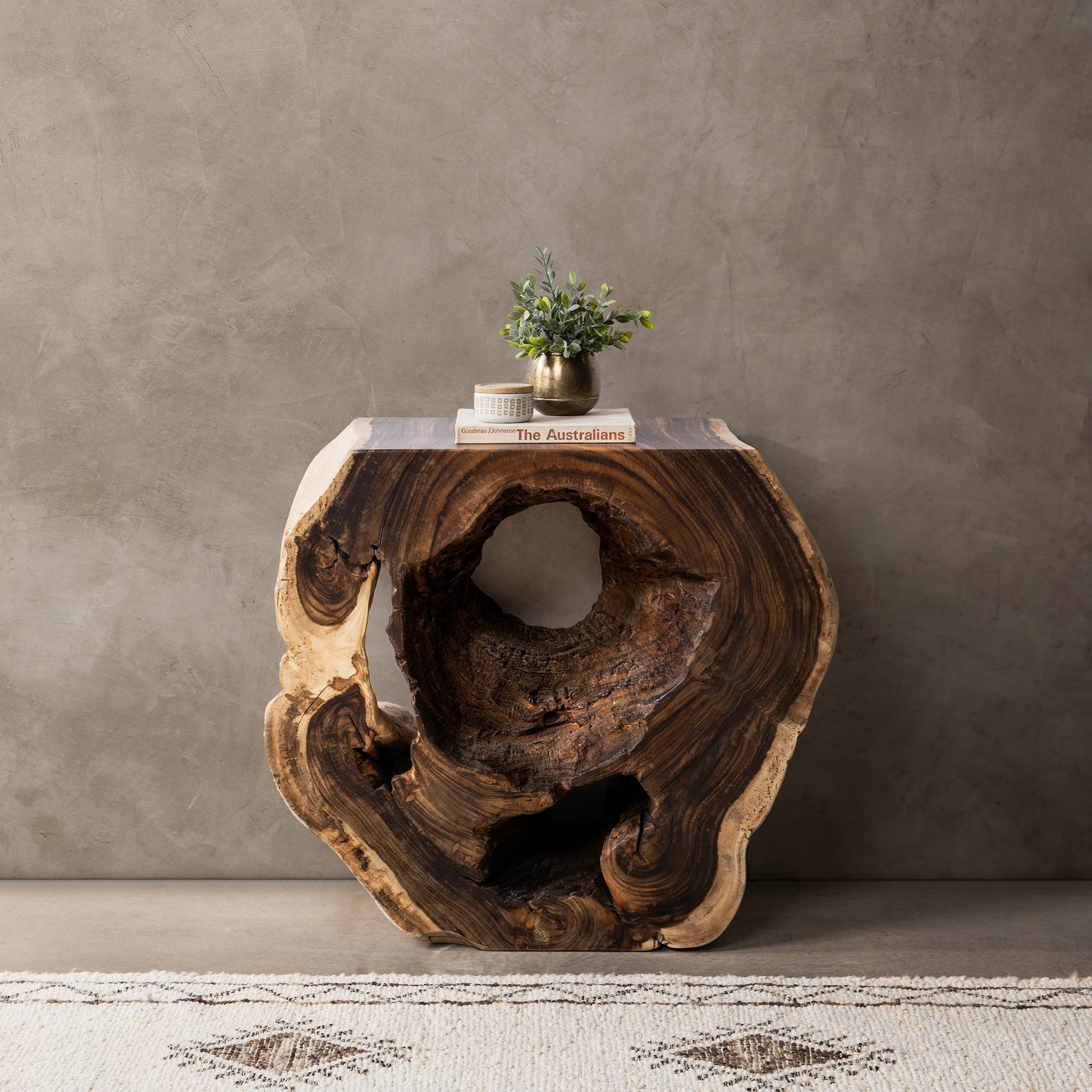 Adrynia Console Table - Natural