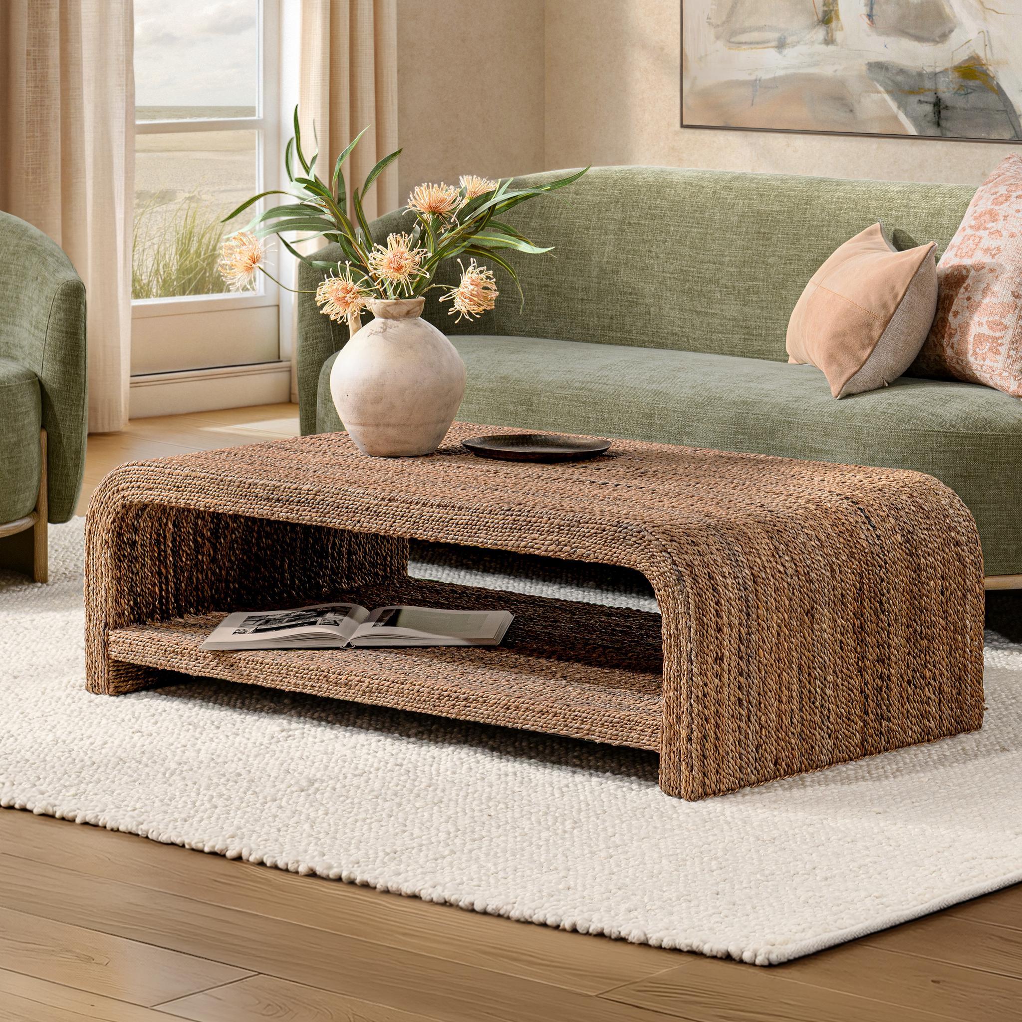 Luma Coffee Table - Harvest Abaca