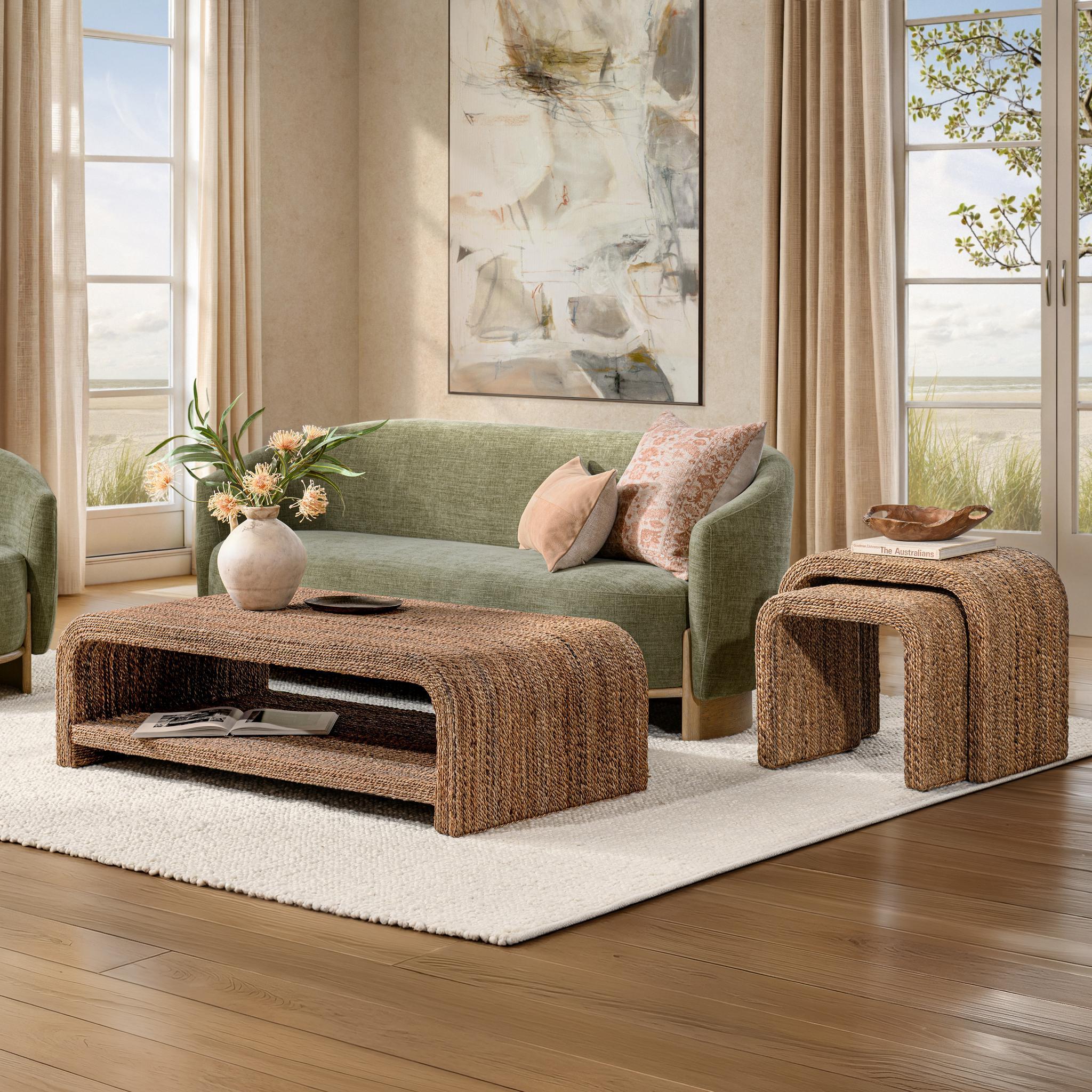Luma Coffee Table - Harvest Abaca