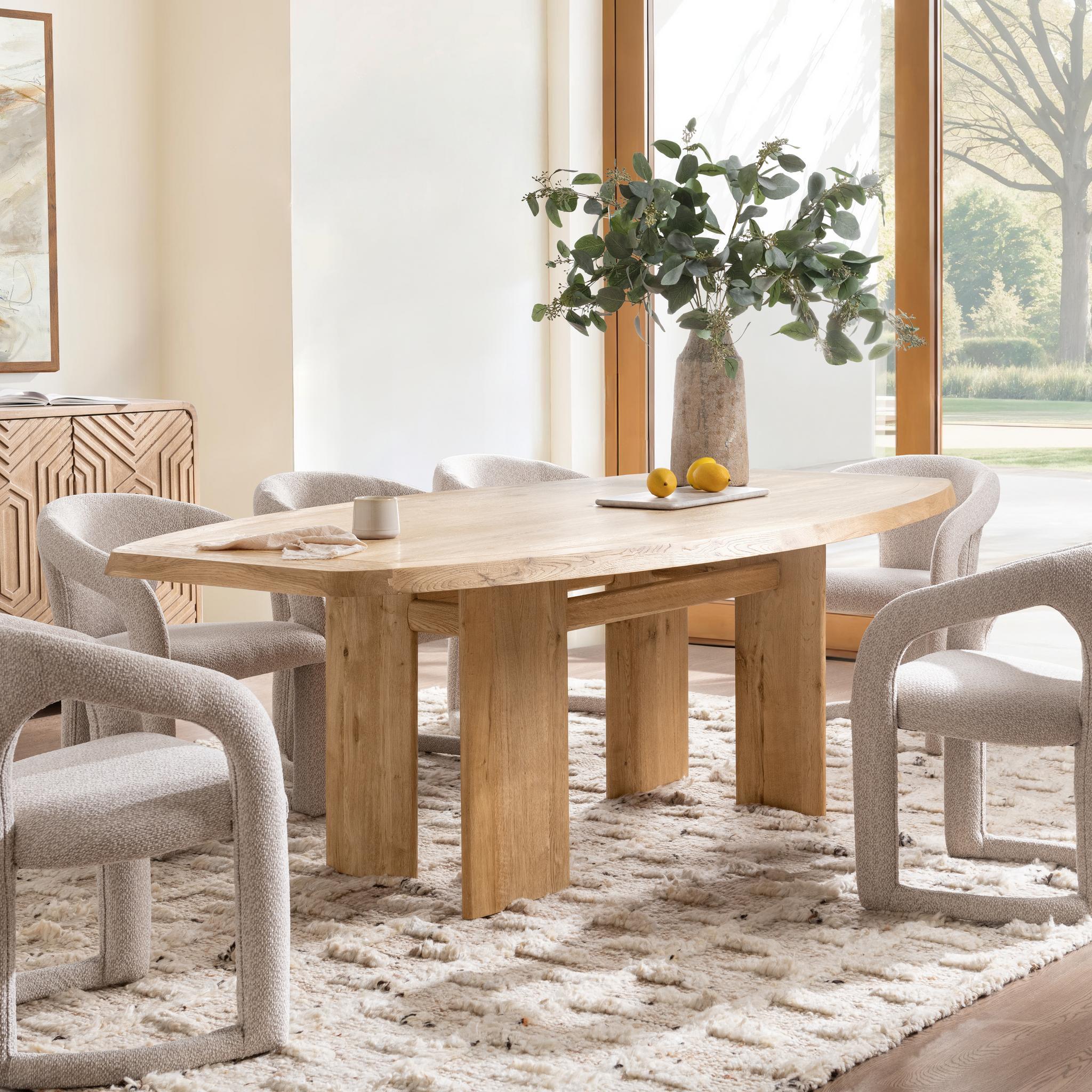 Sorento 94" Dining Table Saltair Natural - Saltair Natural